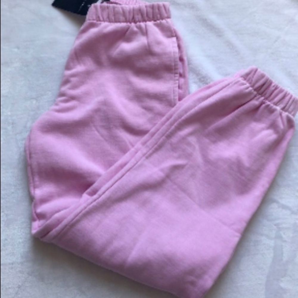 bubblegum pink brandy melville rosa sweatpants nwt